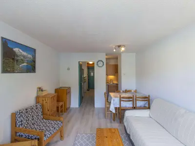 Appartement à La Mongie, Studio cabine pour 5 personnes avec balcon à La Mongie - Animaux admis - L882501