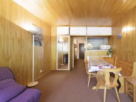 Studio 6 personnes pied des pistes avec balcon et vue montagnes - Photo 4