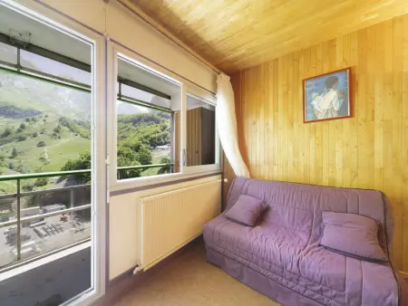 Studio 6 personnes pied des pistes avec balcon et vue montagnes - Photo 7