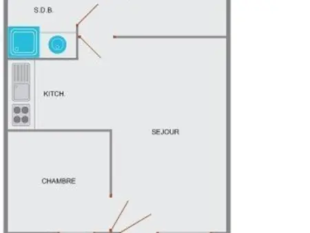 Appartement cosy 2 pièces, 6 couchages, animaux acceptés, casier à skis, centre proche - Photo 17