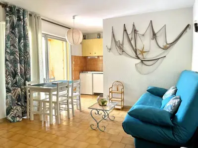 Appartement à Marseillan Plage, Studio cabine avec terrasse, 4 couchages, parking privé - Marseillan - L882652