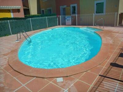 Agréable maison dans résidence fermée avec piscine, Casa 6 persone a Marseillan Plage FR-1-387-94