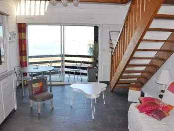 Appartement à Perros Guirec,Appartement 3 étoiles à Perros-Guirec avec parking et animaux admis FR-1-368-75 N°958027