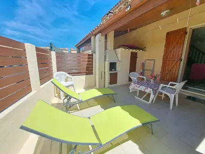 Maison à Marseillan Plage, Charmante maison 2 pièces cabine, terrasse, BBQ, parking privé, proche plage - Marseillan - L831329