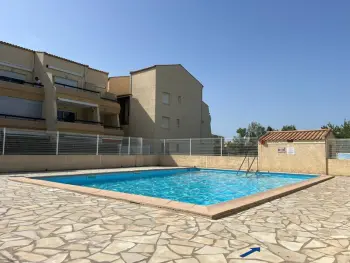 Appartement à Marseillan Plage,Studio Cabine Climatisé avec Piscine, Terrasse et Parking Privé – Proche Commodités FR-1-387-137 N°882971