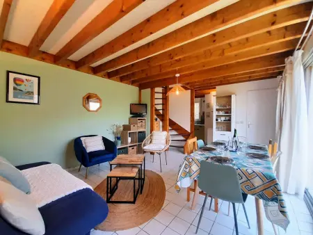 Villa à Carnac, Maison lumineuse à Carnac, 4 pièces, 55m², piscine chauffée, à 500m de la plage et des commerces, Wifi - L831469