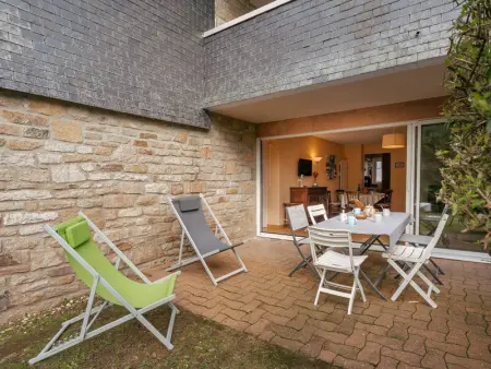Appartement à Carnac, Appartement cosy 2 pièces, 5 pers, à 250m plage, terrasse et jardin, garage inclus, Carnac - L883079