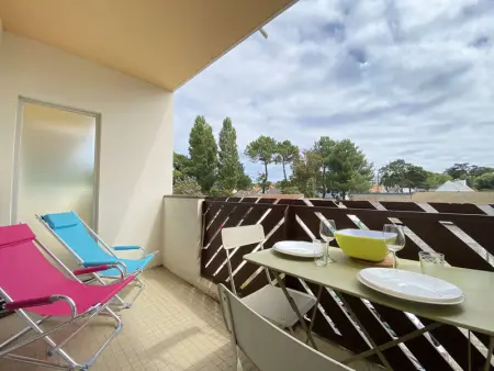 Studio moderne avec balcon sud, parking privé, près avenue De Gaulle - 2 couchages à La Baule - Photo 9