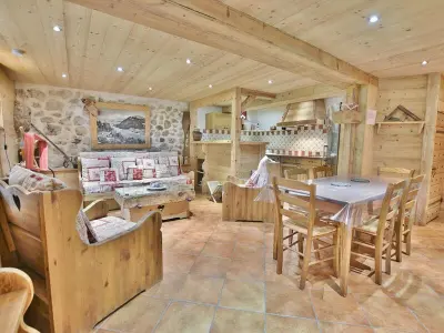 Appartement à Le Grand Bornand, Appartement 5 étoiles 6 pers, sauna, balnéo, terrasse, 200m des commerces au Grand-Bornand - L1013266