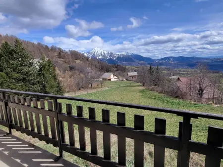 Appartement spacieux, 6 pers, 2 ch, balcon, Saint-Michel-de-Chaillol - Photo 12