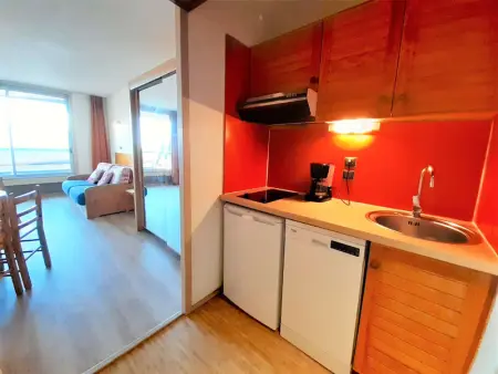 Studio cabine 6 pers avec balcon et vue sur pistes - Photo 5