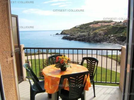 Appartement à Collioure, F2 à 50m de la plage, parking couvert, calme - L883533