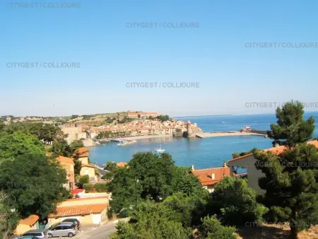 Appartement à Collioure, Appartement F2 à Collioure avec piscine, parking et vue sur mer - L883535