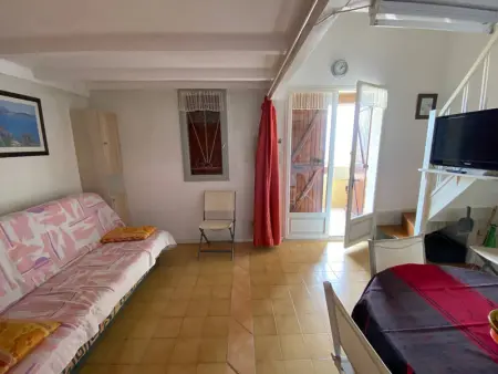 Appartement en bord de mer avec mezzanine, balcon et parking privé à Port Leucate, 6 couchages - Photo 9