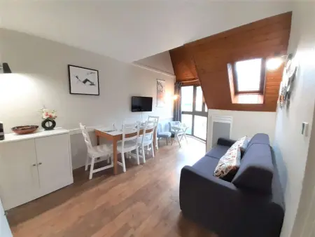 Charmant T2 Sud avec Bow-Window, TV, Kitchenette Équipée, Muscu, Sauna, Jacuzzi—Proche St-Lary Soulan - Photo 1