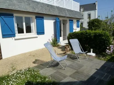 Villa à Quiberon, Charmante maison 2 pièces, 4 pers, plage à pied, quartier calme, jardin, Wi-Fi, animaux ok, parking - L831674