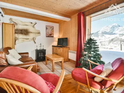 Appartement à Le Grand Bornand, Confortable appart à 50m des pistes, idéal pour 4 pers - L1000069