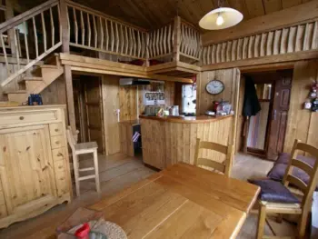 Chalet a Enchastrayes,Chalet montagnard calme proche ski, cheminée, 10 pers FR-1-165A-20 N°831732