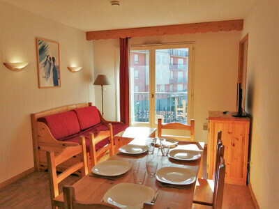 Appartement 2 pièces cabine pour 5/6 personnes situé au pied des télécabines, Appartement 6 personnes à Saint Gervais les Bains FR-1-576-7