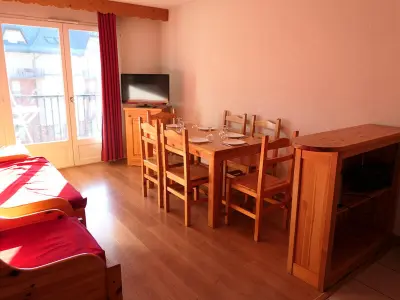 Appartement à Saint Gervais les Bains, Appartement cosy 2 pièces + coin nuit, pied télécabines, 6 pers., piscine chauffée, Saint-Gervais - L946046