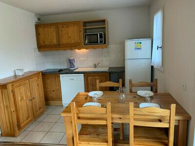 Appartement 2 pièces cabine pour 5/6 personnes situé au pied des télécabines, Appartement 6 personnes à Saint Gervais les Bains FR-1-576-23