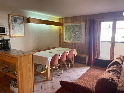 Appartement à Saint Gervais les Bains, Appartement confortable de 39m², 3 pièces, à 50m des remontées mécaniques, accueille 6 personnes - L884040