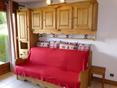 Studio cosy pour 4 avec terrasse et garage, face téléski du Bouchet à Combloux - Photo 2