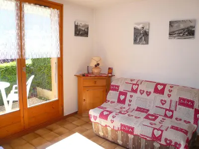 Appartement à Combloux, Studio cabine pour 4 personnes avec terrasse à Combloux - L884069