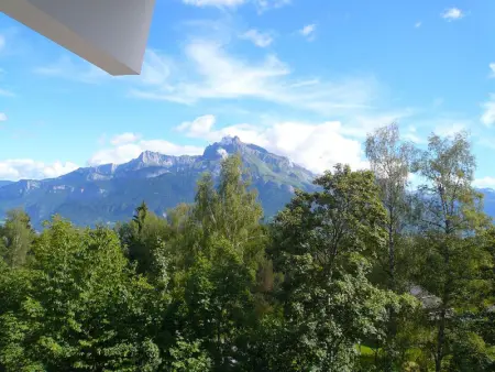 Appart. 2 pièces et mezzanine, 6 pers, proche pistes, parking, balcon - Photo 9