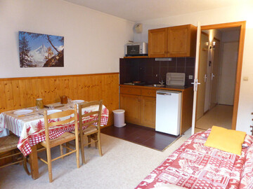 Studio cabine pour 4 personnes situé à proximité des pistes, Appartement 4 personnes à Les Houches FR-1-579-7