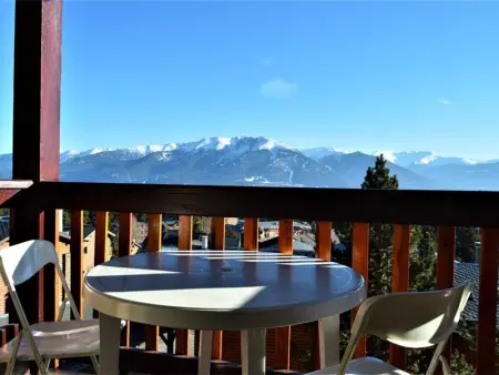 Joli studio cabine 4 pers, balcon, PKG, Bolquère-Pyrénées 2000 - Photo 1