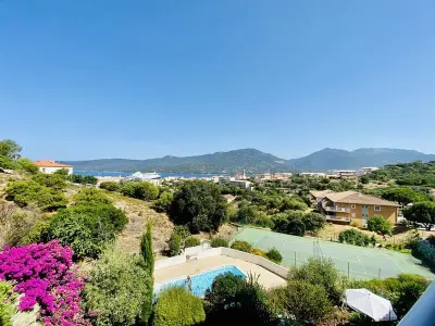 Appartement à Propriano, Propriano: 3 pièces avec piscine, tennis, parking et wifi - L884163