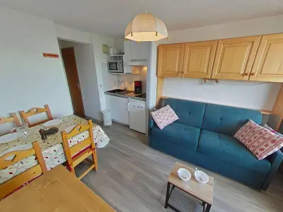 Appartement à Les Saisies, Studio cabine aux Saisies, 4 pers, proche centre, balcon - L884219