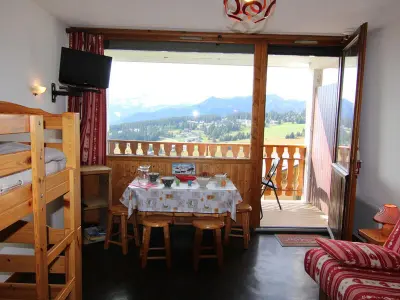 Appartement à Les Saisies, Studio confortable aux Saisies pour 4 personnes avec balcon et cuisine équipée - L962790