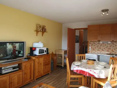 Appartement à Les Saisies, Charmant studio alcôve Les Saisies - 4 pers, proche centre, balcon - L884222