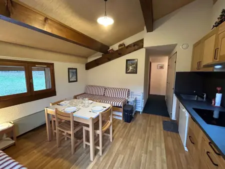 Appartement cosy 2 pièces, 6 couchages, balcon, garage et casier à skis, Demi-Quartier - Photo 3