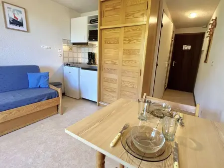 Studio confortable avec balcon, proche des pistes - 2 couchages à Demi-Quartier - Photo 2