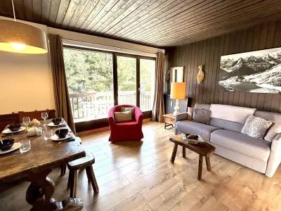 Appartement à Megève, Appartement cosy 2 pièces avec balcon, proche centre et télécabine, piscine et tennis en été - L953681