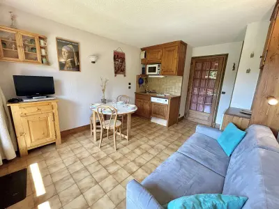 Appartement à Megève, Studio Alcôve Cosy, 4 Pers, Jardin, Parking, Proche Télécabine et Golf - Megève - L966596