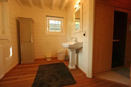 Chalet Bomal, Chalet confortable avec sauna à Bomal-sur-Ourthe - Photo 24