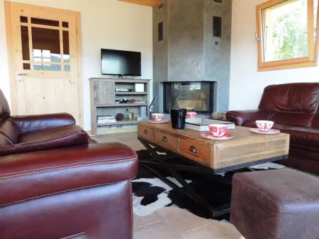 Chalet familial aux Gets avec cheminée et terrasse panoramique - Photo 7