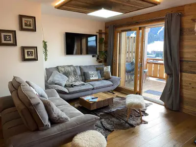 Appartement à Les Gets, Duplex de Prestige aux Gets avec Terrasse et Garage - L884279