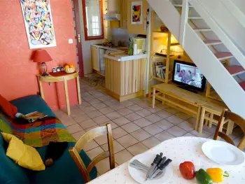 Appartement à Bagnères de Luchon,Duplex à Luchon, 2 chambres, 4 pers, proche thermes et téléphérique, animaux admis FR-1-313-190 N°884323