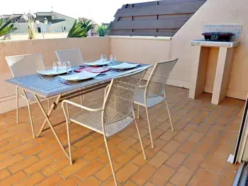 Wohnung in Marseillan Plage,Duplex rénové avec clim, terrasse et parking à Marseillan FR-1-387-162 N°884407