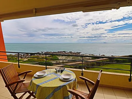 Superbe T3 avec terrasse face à la mer, Sète, accès direct plage, piscine, 4 pers. - Photo 9