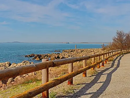 Superbe T3 avec terrasse face à la mer, Sète, accès direct plage, piscine, 4 pers. - Photo 13