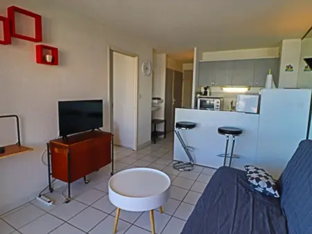 Agréable T2 Cabine pour 6 pers., terrasse, piscine et proche plage - Photo 1