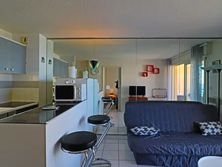 Agréable T2 Cabine pour 6 pers., terrasse, piscine et proche plage - Photo 2