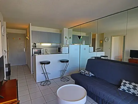 Agréable T2 Cabine pour 6 pers., terrasse, piscine et proche plage - Photo 7