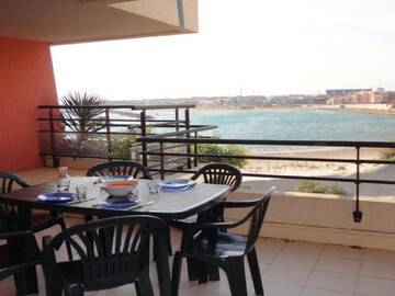 Location Appartement à Sète,41m² + terrasse 19m² face à la plage FR-1-472A-195 N°884426